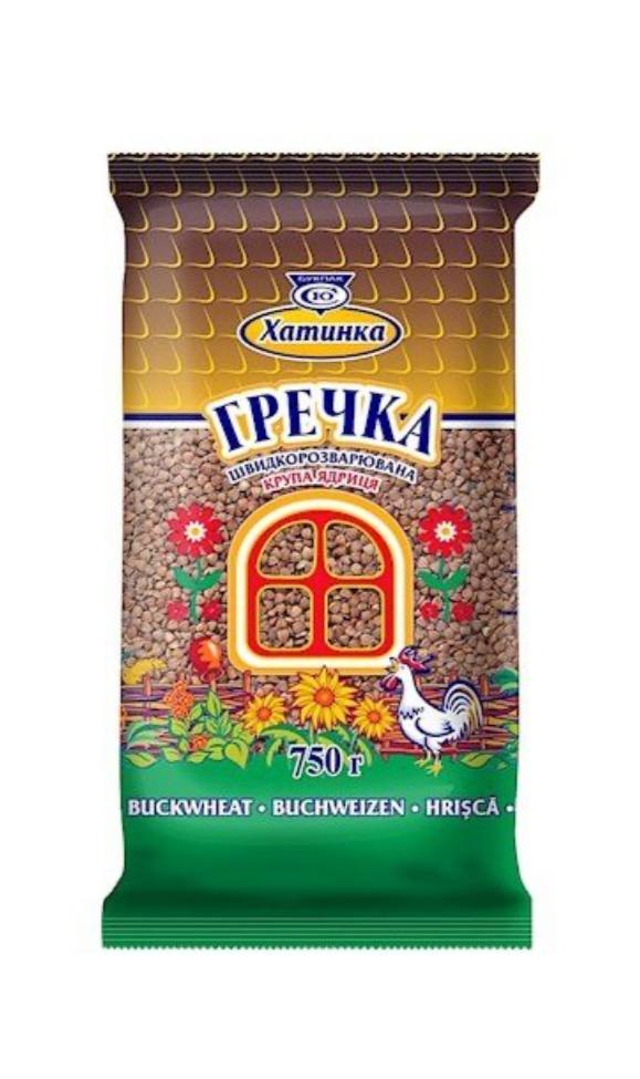 Хатинка Гречка швидкорозварювана 750г