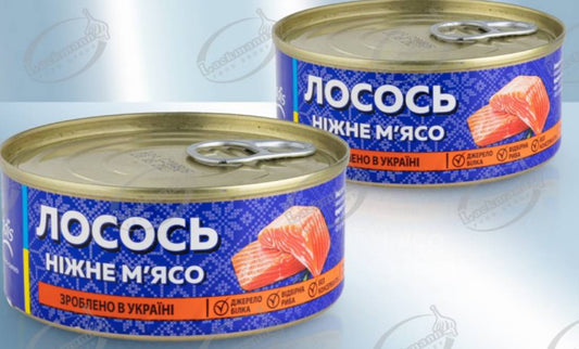 Лосось Нежное мясо консерва