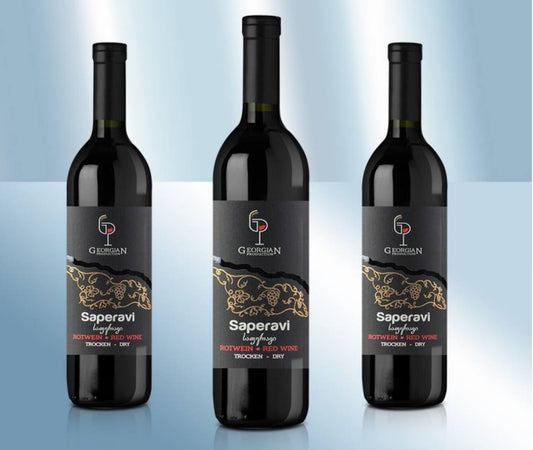 Saperavi Georgian Production Red Wine Сухое 750мл