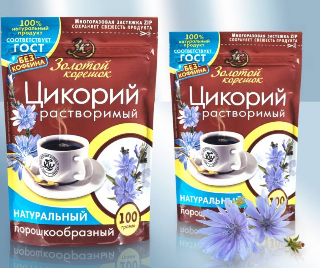 Цикорий растворимый Золотой корешок 100г