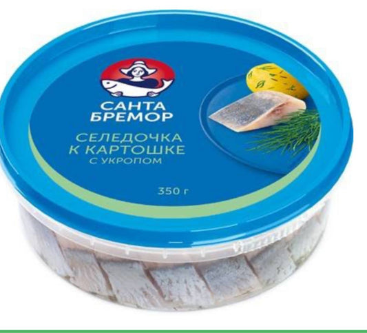 Санта Бремор Селёдочка к картошке с укропом 350г