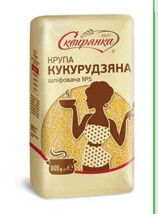 Сквирянка Крупа Кукурудзяна шліфована №5 800г